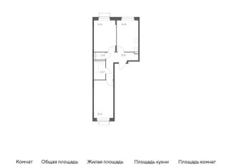 Продаю 2-комнатную квартиру, 58.8 м2, Московская область, жилой комплекс Квартал Строгино, к2
