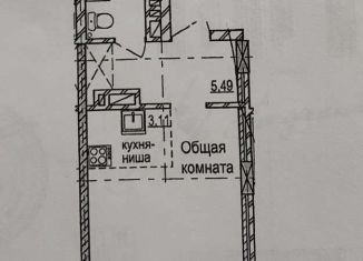 Продается квартира студия, 31 м2, Новосибирск, ЖК Гурьевский