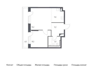 Продажа 2-комнатной квартиры, 46.4 м2, Москва, Можайский район, жилой комплекс Верейская 41, к4.2