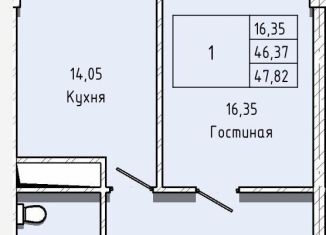 Продается 2-ком. квартира, 72 м2, Нальчик, Московская улица, район Предгорный