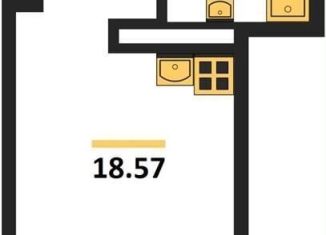 Продам квартиру студию, 18.6 м2, Воронеж, Коминтерновский район, улица Славы, 7