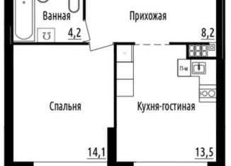 Сдаю в аренду 1-ком. квартиру, 40 м2, Екатеринбург, улица Титова, 2