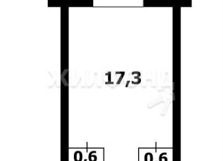 Продаю комнату, 17.3 м2, Новосибирск, Вертковская улица, 14, метро Площадь Маркса