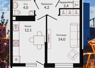 Продаю однокомнатную квартиру, 38.5 м2, Краснодар, Конгрессная улица, 41к1