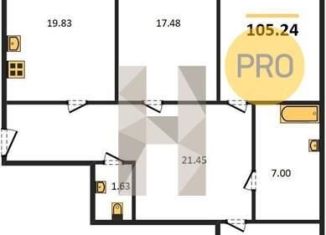 Продажа 3-комнатной квартиры, 110.1 м2, рабочий посёлок Краснообск, ЖК Кольца, 3-й микрорайон, 20