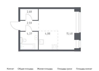 Продается квартира студия, 30 м2, Москва, ЗАО, жилой комплекс Нова, к2