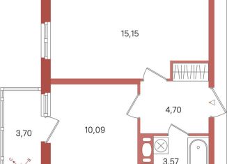 Продажа однокомнатной квартиры, 35.4 м2, Сертолово, ЖК Новое Сертолово