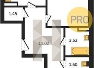 Продается 2-комнатная квартира, 68.4 м2, Воронежская область, улица Славы, 7