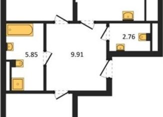 Продам двухкомнатную квартиру, 72.7 м2, Калининградская область