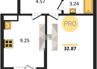 Продажа 1-комнатной квартиры, 32.9 м2, Воронежская область, улица Славы, 7