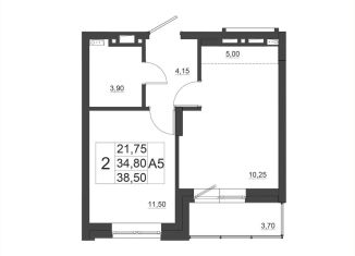 Продается 1-ком. квартира, 38.5 м2, Красноярск, Октябрьский район