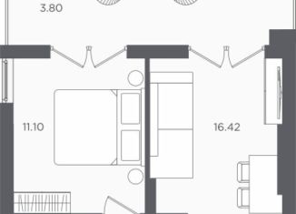 Продаю 1-ком. квартиру, 49.1 м2, Светлогорск, улица Нахимова