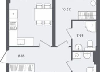 Продается 2-ком. квартира, 83.2 м2, Светлогорск, улица Нахимова