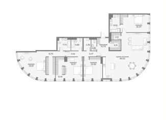 Продается 5-комнатная квартира, 259.1 м2, Москва, метро Краснопресненская