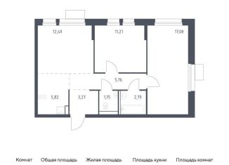 Продажа 2-ком. квартиры, 60.2 м2, Московская область, жилой комплекс Квартал Авиаторов, к8