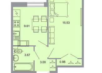 Продажа 1-ком. квартиры, 32.2 м2, Ленинградская область, Тихая улица, 13к3