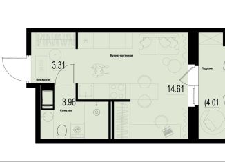 Продается квартира студия, 23.1 м2, Ленинградская область