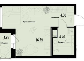 Продам квартиру студию, 26.3 м2, Мурино