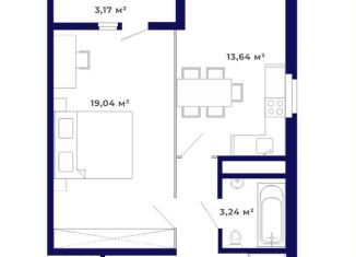 Продается 1-ком. квартира, 49.5 м2, Иркутская область