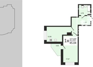 Продается 1-ком. квартира, 45 м2, Владимирская область, улица Лакина, 2Б