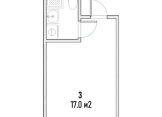 Продажа квартиры студии, 17 м2, Москва, Стройковская улица, 6