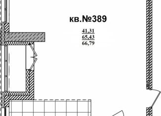 Продается квартира студия, 66.8 м2, Новосибирская область, Садовая улица, 17