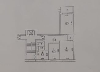 Продам 3-комнатную квартиру, 60.6 м2, Московская область, 2-й Первомайский проезд