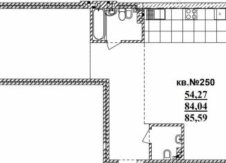 Продажа 1-комнатной квартиры, 85.6 м2, Новосибирск, Садовая улица, 17, метро Площадь Ленина