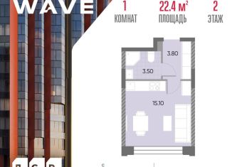 Продам квартиру студию, 22.4 м2, Москва, район Москворечье-Сабурово