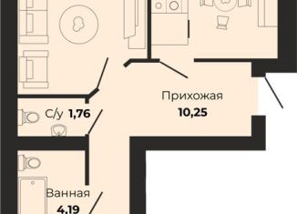 Продаю 2-комнатную квартиру, 66.9 м2, Калининград, Московский район, Борисовский бульвар