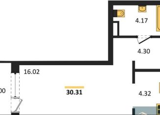 Квартира на продажу студия, 30.3 м2, Воронеж, Покровская улица, 19