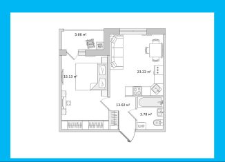 Продается 1-ком. квартира, 40.8 м2, Санкт-Петербург, метро Комендантский проспект