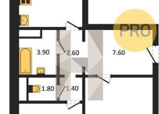 Продажа 2-комнатной квартиры, 65.4 м2, Воронеж, Коминтерновский район, Московский проспект, 66