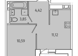 Продам 1-комнатную квартиру, 31.6 м2, городской посёлок Янино-1, ЖК Янила Драйв, Оранжевая улица, 8