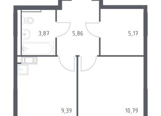 Продаю однокомнатную квартиру, 34.7 м2, село Лайково