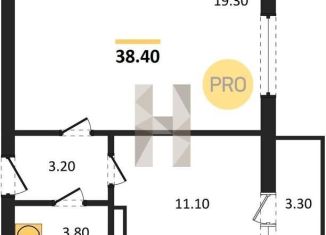 Продаю однокомнатную квартиру, 38.4 м2, посёлок Отрадное, Осиновая улица, 13