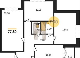 Продам трехкомнатную квартиру, 83 м2, Воронеж, Железнодорожный район, бульвар Содружества, 1