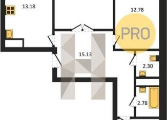 Продаю трехкомнатную квартиру, 77.4 м2, Воронежская область, Московский проспект, 132