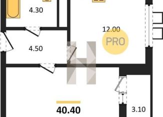 Продам 1-ком. квартиру, 40.4 м2, Воронеж, Коминтерновский район, Московский проспект, 66