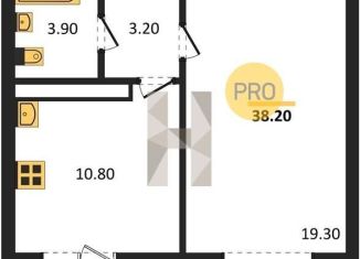 Продается однокомнатная квартира, 38.2 м2, Воронеж, Московский проспект, 132