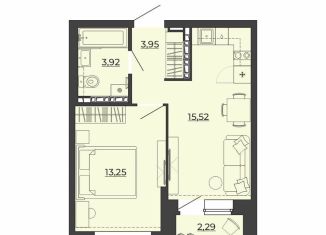 Продается однокомнатная квартира, 38.9 м2, Екатеринбург, Чкаловский район