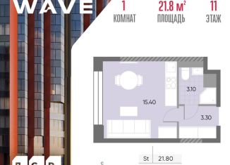 Продаю квартиру студию, 21.8 м2, Москва, район Москворечье-Сабурово