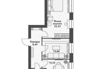 Продаю 2-комнатную квартиру, 53.8 м2, Татарстан