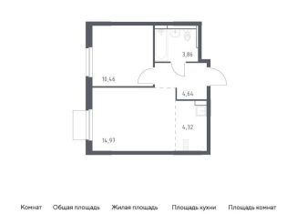 Продажа однокомнатной квартиры, 38.3 м2, Московская область, жилой комплекс Мытищи Парк, к5