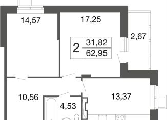 Продаю двухкомнатную квартиру, 63 м2, Апрелевка, жилой комплекс Времена Года, к11