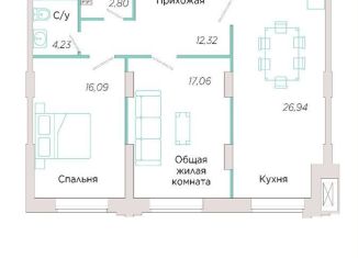 Продам 2-ком. квартиру, 79.4 м2, Тольятти