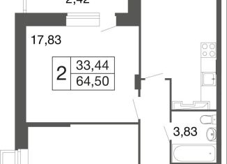 Продам 2-комнатную квартиру, 64.5 м2, Апрелевка, жилой комплекс Времена Года, к12