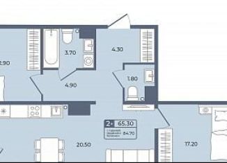 Продается 2-комнатная квартира, 65.3 м2, Тюмень, улица Энергетиков, 42с5