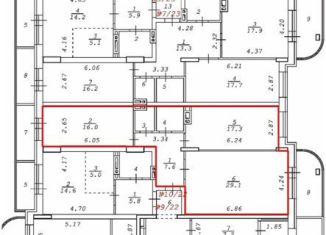 Двухкомнатная квартира на продажу, 74.8 м2, Новосибирск, улица Дуси Ковальчук, 238, метро Заельцовская