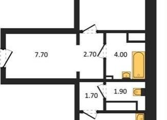 Продам однокомнатную квартиру, 46.7 м2, Воронеж, улица Шишкова, 140Б/6